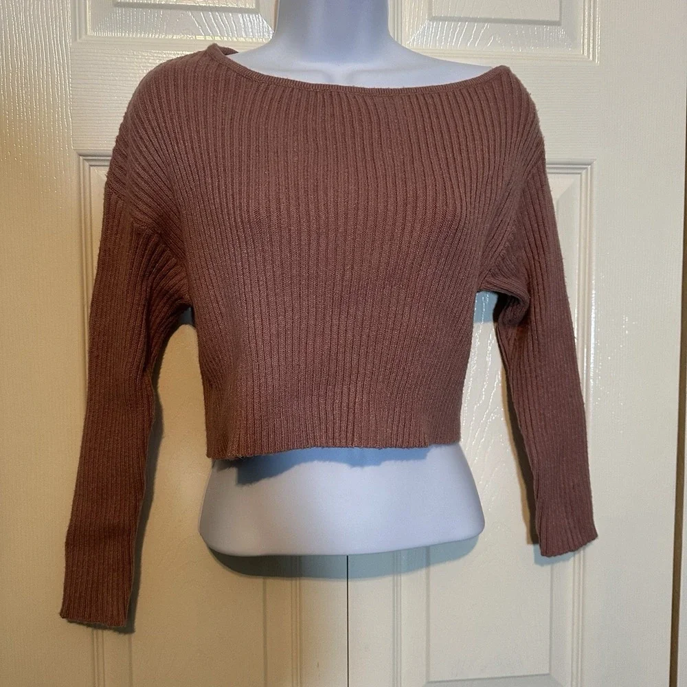 Pink Rose Mauve‎ Light Weight Sweater Size XS